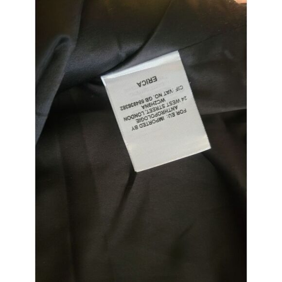 Anthropologie Andersen & Lauth Erica Attached Short Sleeve Zip Up Poncho - Picture 5 of 6